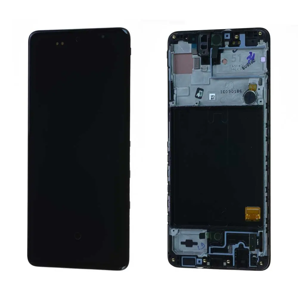 Écran Samsung Galaxy A51 (A515F) Noir + Châssis Origine