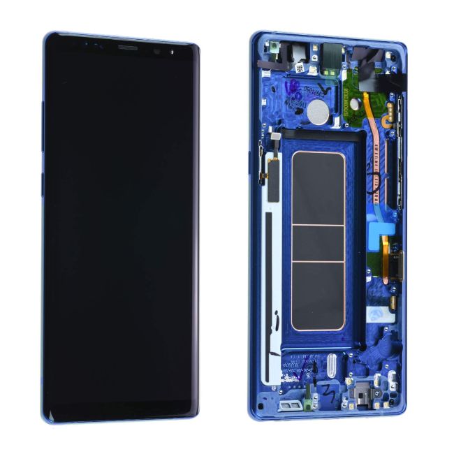 Écran Samsung Galaxy Note 8 (N950F) Bleu + Châssis Origine
