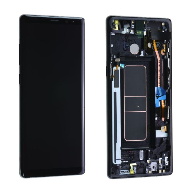 Écran Samsung Galaxy Note 8 (N950F) Noir Carbone + Châssis Origine