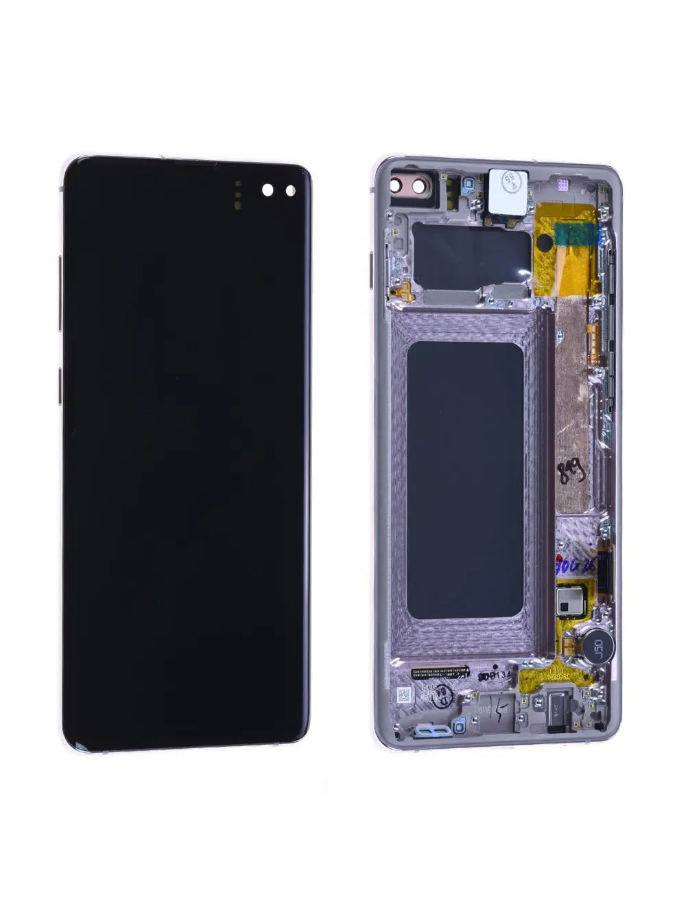 Écran Samsung Galaxy S10+ (G975F) Blanc Céramique + Châssis Origine