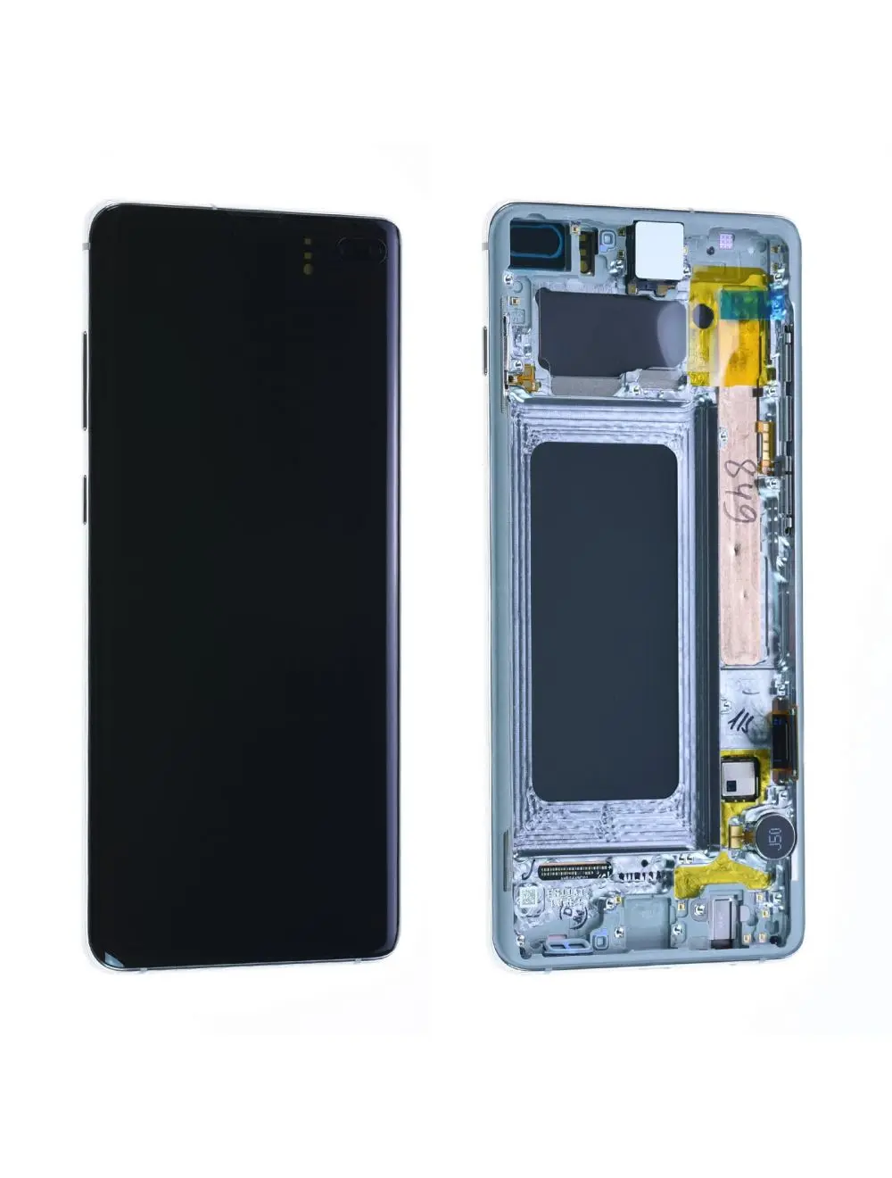 Écran Samsung Galaxy S10+ (G975F) Blanc Prisme + Châssis Origine
