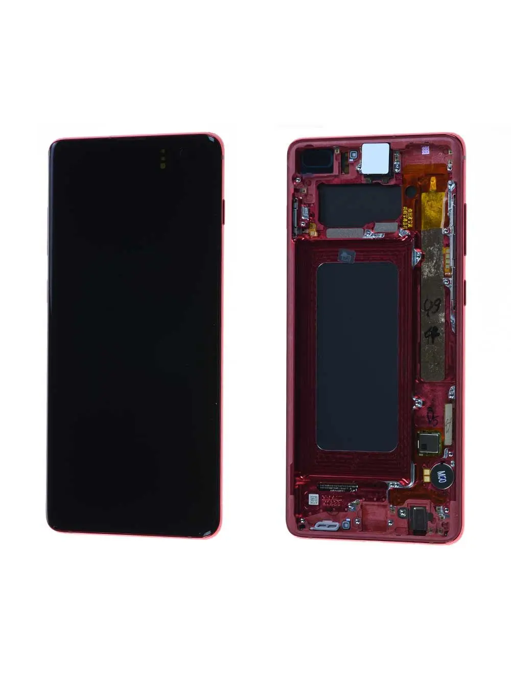 Écran Samsung Galaxy S10+ (G975F) Rouge + Châssis Origine