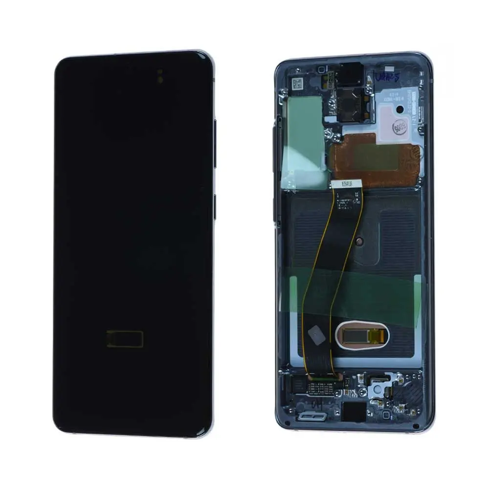 Écran Samsung Galaxy S20 4G (G980F) / S20 5G (G981B) Gris + Châssis Origine