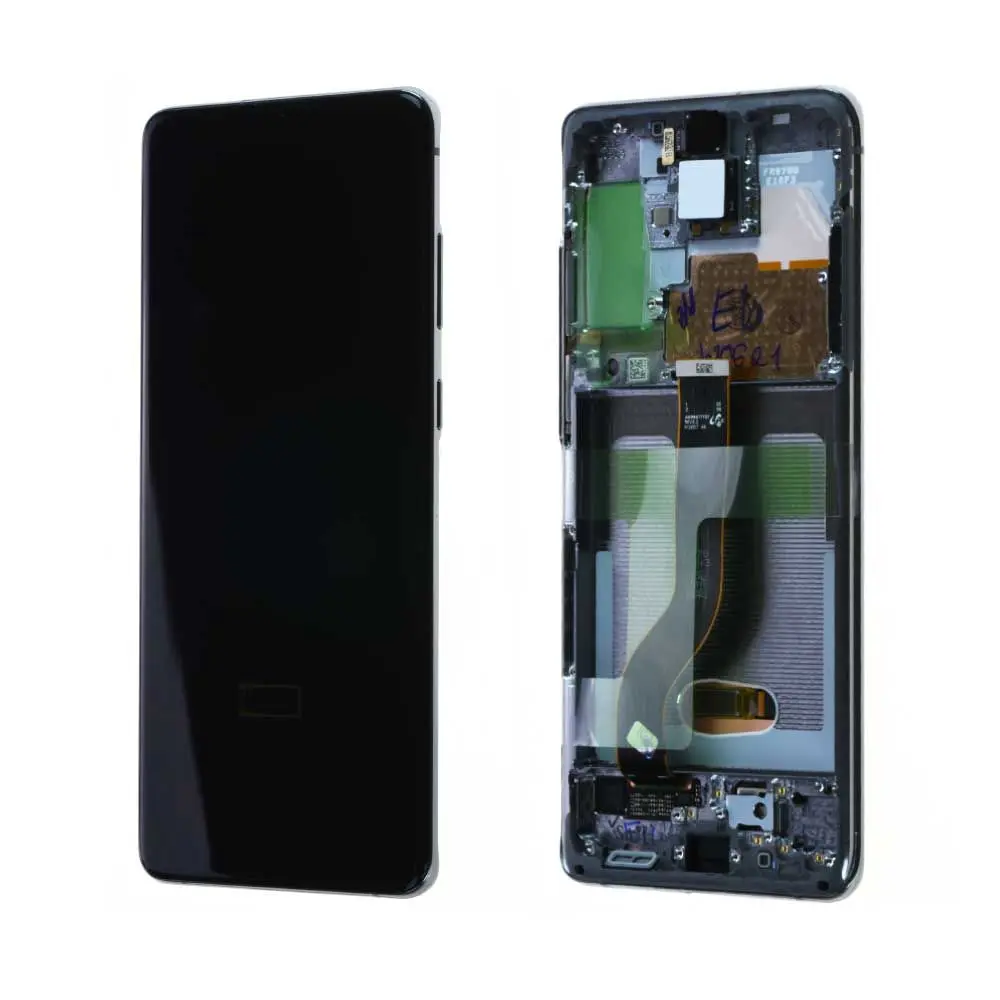 Écran Samsung Galaxy S20+ 4G (G985F) / S20+ 5G (G986B) Gris + Châssis Origine