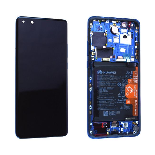 Écran Huawei P40 Pro Bleu + Châssis + Batterie Origine