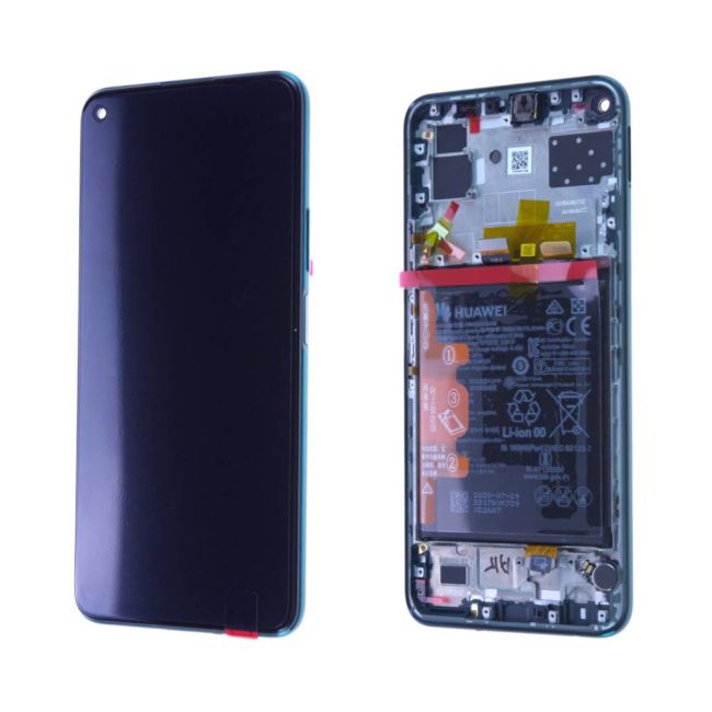 Écran Huawei P40 Lite 5G Vert + Châssis + Batterie Origine