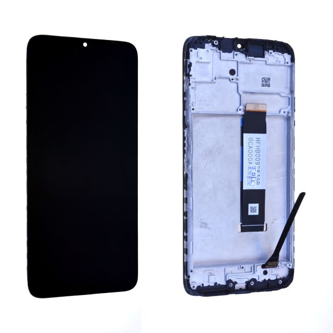 Écran Xiaomi Poco M3 / Redmi 9T Noir + Châssis Reconditionné (PIEC)