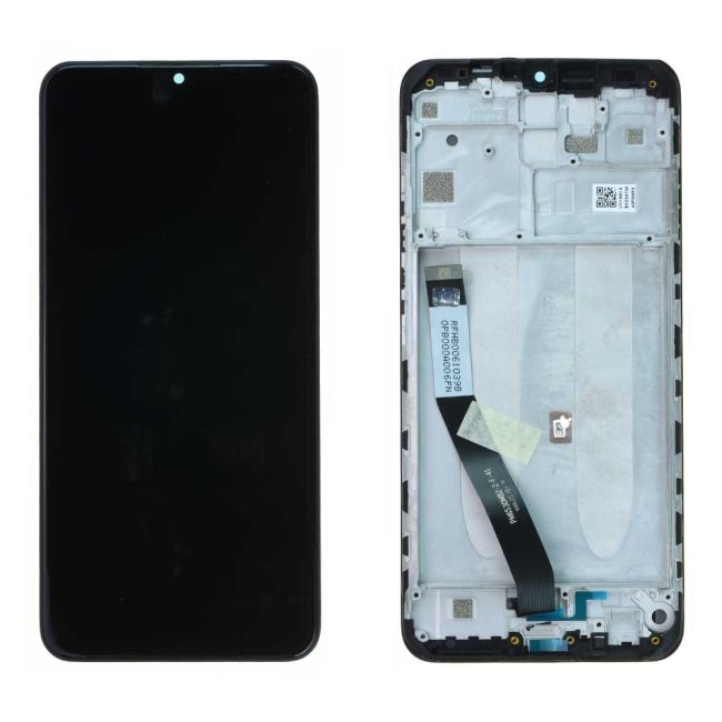 Écran Xiaomi Redmi 9 Noir + Châssis Origine