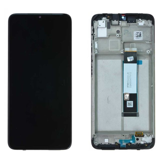 Écran Xiaomi Redmi 9T / Note 9 4G / Poco M3 Noir + Châssis Origine