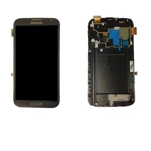 Écran Samsung Galaxy Note 2 4G (N7105) Gris Titane + Châssis Origine