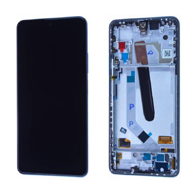 Écran Xiaomi Mi 11 Pro / Mi 11i / Mi 11X Pro Bleu + Châssis Origine
