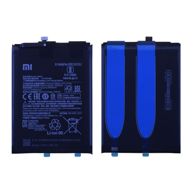 Batterie Xiaomi Redmi Note 9T / Redmi Note 9 Origine BM54