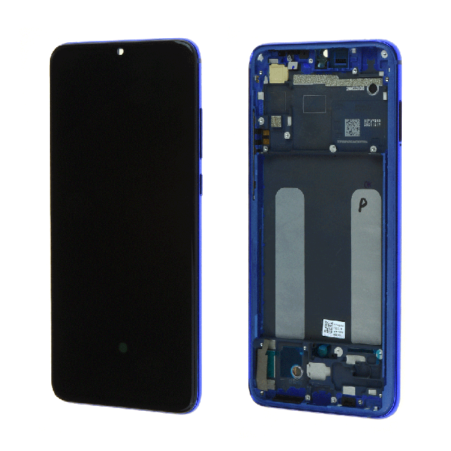 Écran Xiaomi Mi 9 Lite Bleu + Châssis Origine