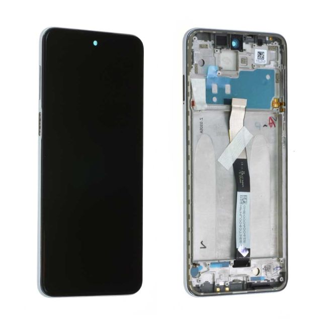 Écran Xiaomi Redmi Note 9s / Note 10 Lite / Note 9 Pro / Note 9 Pro Max / Poco M2 Pro Noir + Châssis Origine