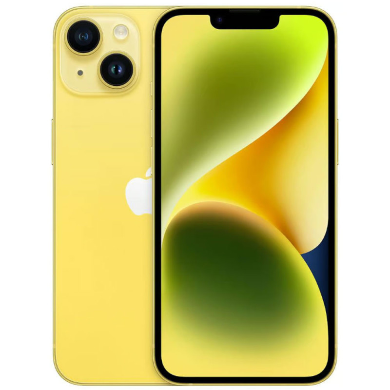 iPhone 14 jaune 128Go reconditionné GRADE A