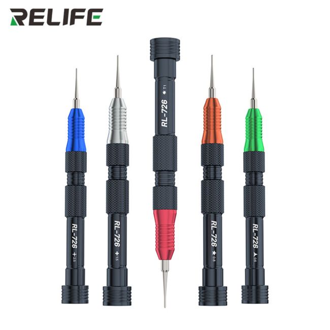 Kit de 5 tournevis 3D haute précision dynamométrique Relife RL-726A 2