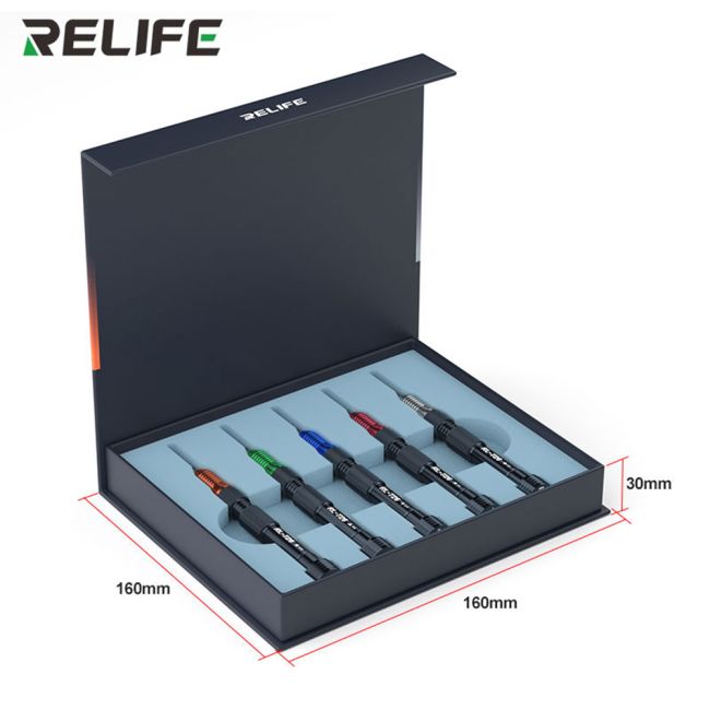 Kit de 5 tournevis 3D haute précision dynamométrique Relife RL-726A 4