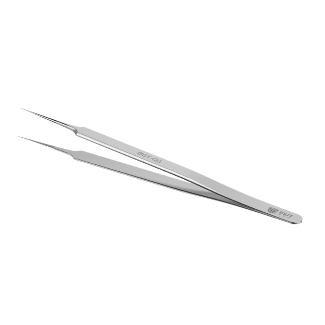 Pince Brucelle (Pointu) 0.01 mm Best BST-Q3 Acier Inoxydable 2