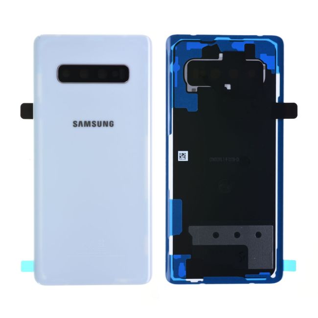Vitre arrière Samsung Galaxy S10+ (G975F) Blanc Céramique Origine