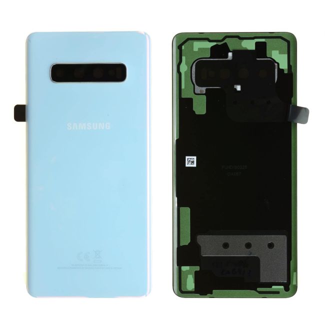 Vitre arrière Samsung Galaxy S10+ (G975F) Blanc Prisme Origine