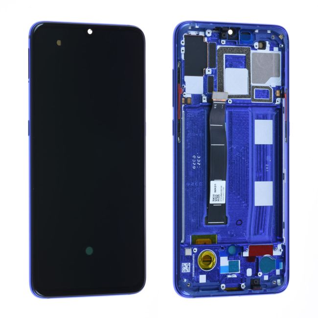 Écran Xiaomi Mi 9 (2019) Bleu Océan + Châssis Origine