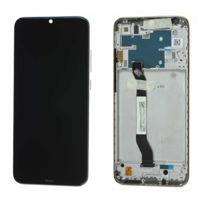 Écran Xiaomi Redmi Note 8 (2019/2021) Blanc + Châssis Origine