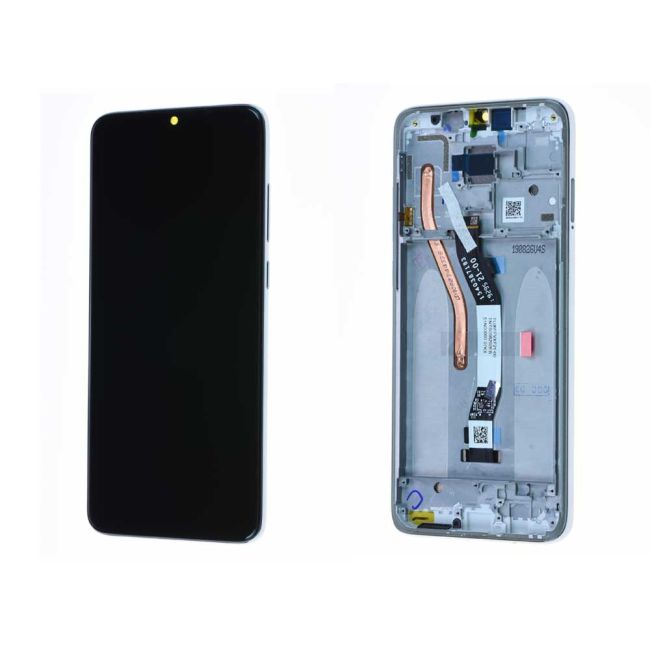 Écran Xiaomi Redmi Note 8 Pro Blanc + Châssis Origine