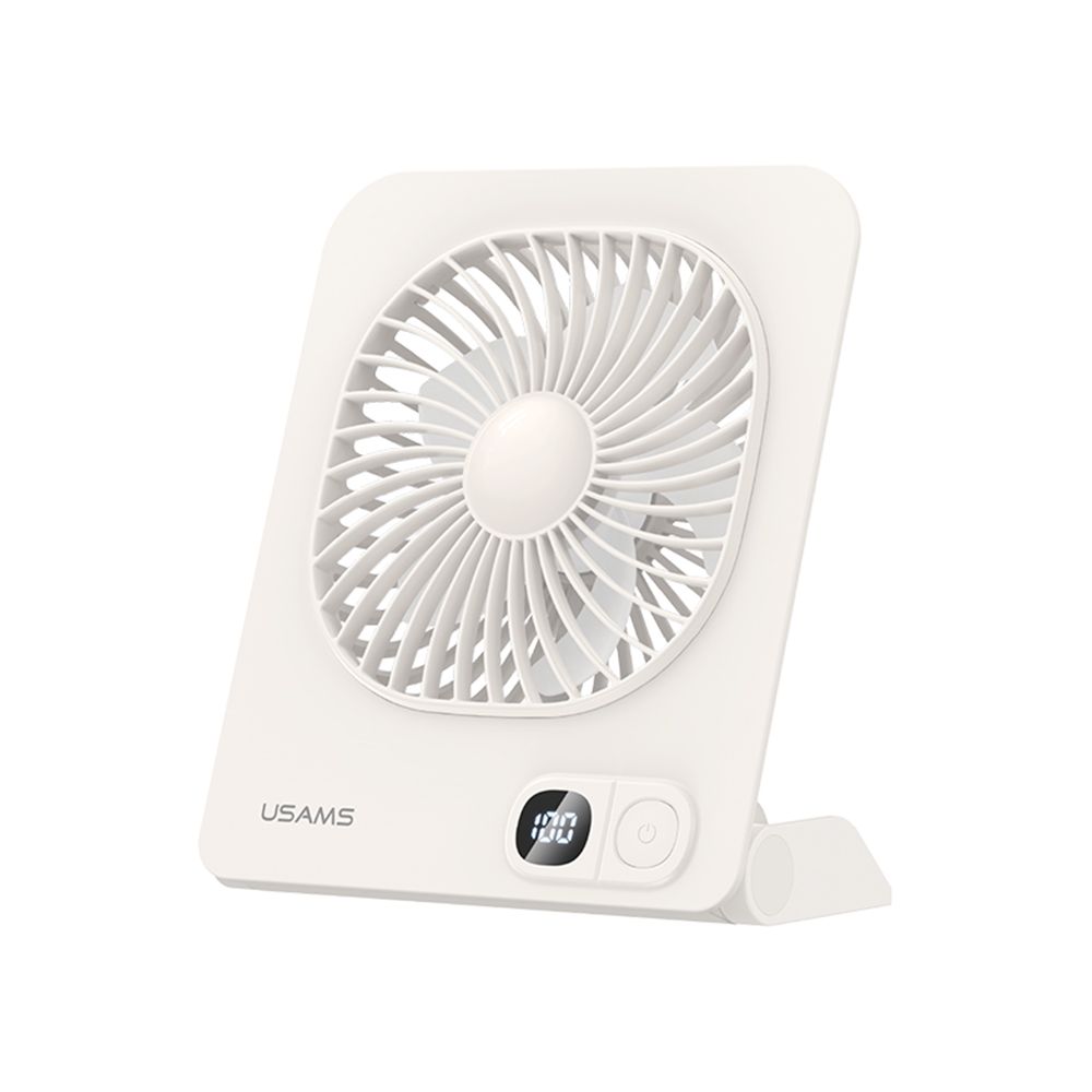 Mini Ventilateur magnétique (2000 mAh) Usams ZB363 - BC Series Blanc