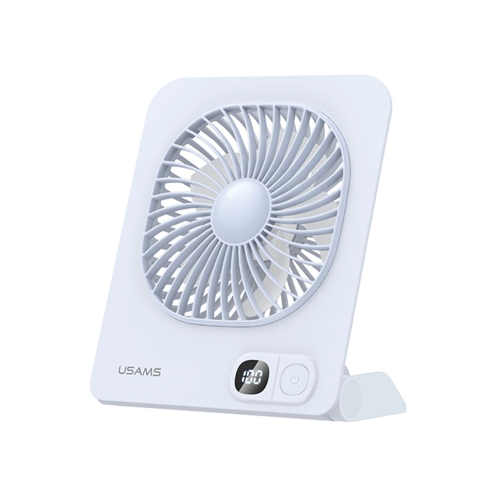 Mini Ventilateur magnétique (2000 mAh) Usams ZB363 - BC Series Bleu