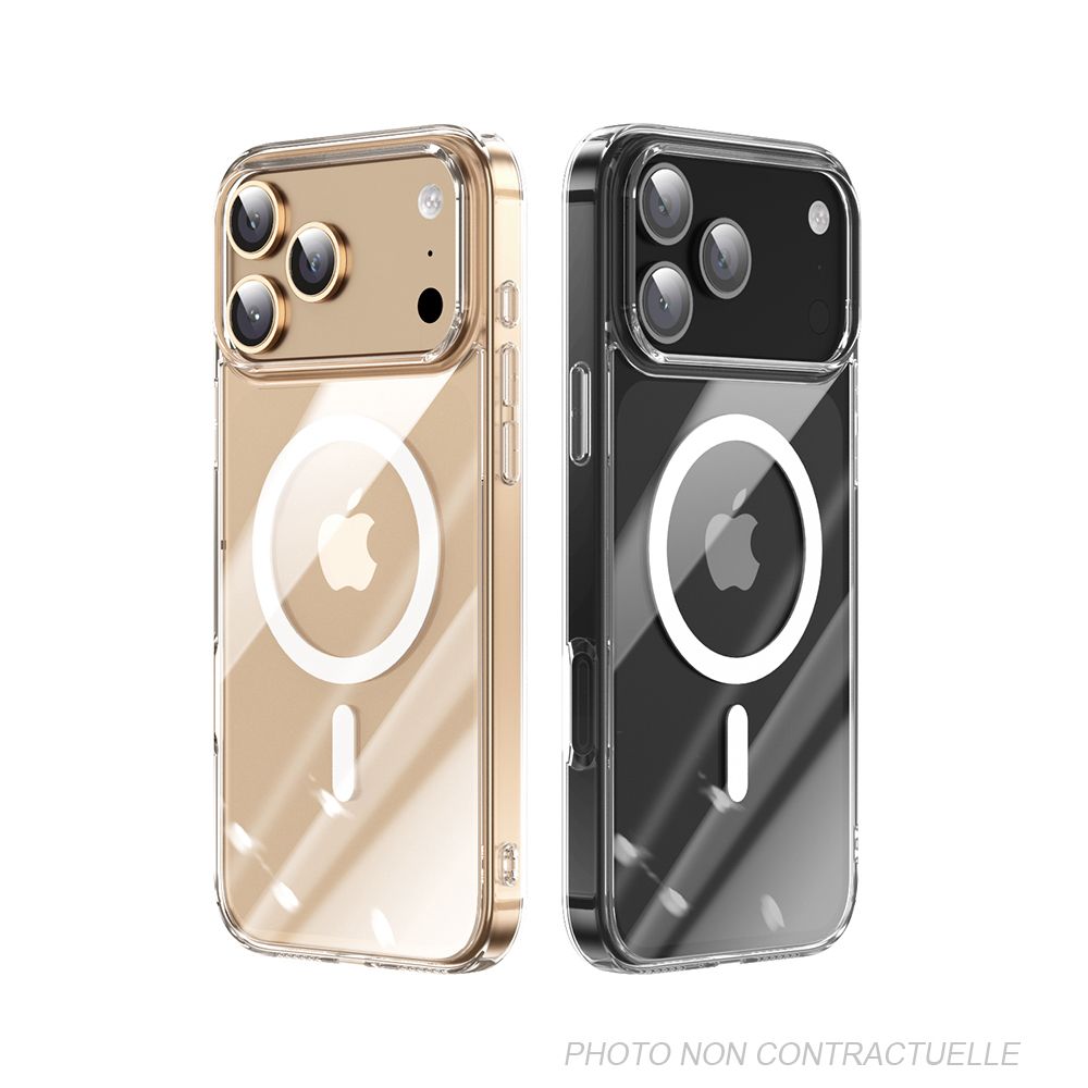 Coque ICECUBE pour iPhone 17 Compatible MagSafe Transparent