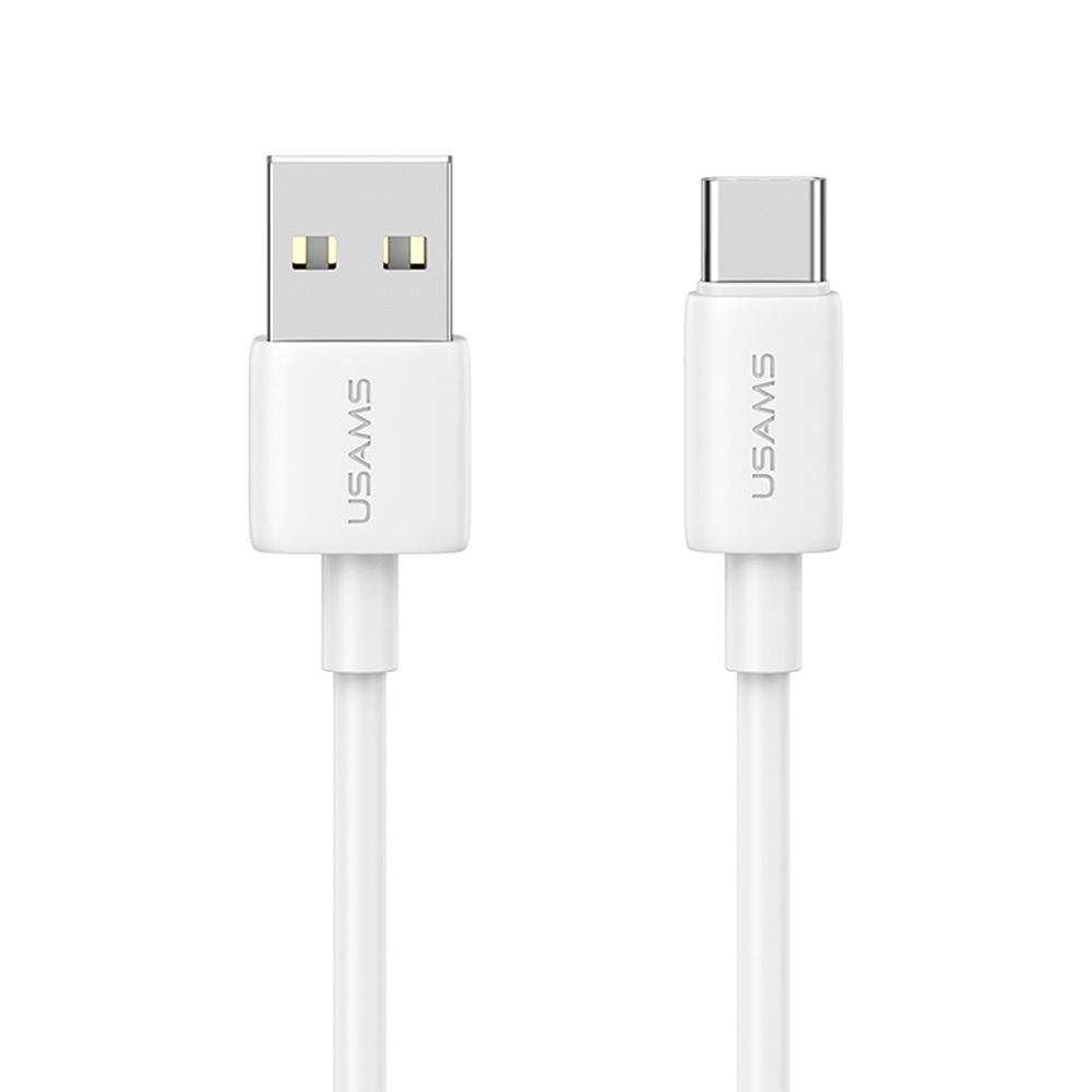 Câble USB vers USB Type-C 3A 18W Charge Rapide (1m) Usams SJ708 / YD Series Blanc