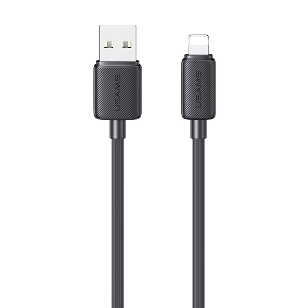Câble avec motif USB vers pour iPhone 2.4A (1m) Usams US-SJ689 KY Series Noir