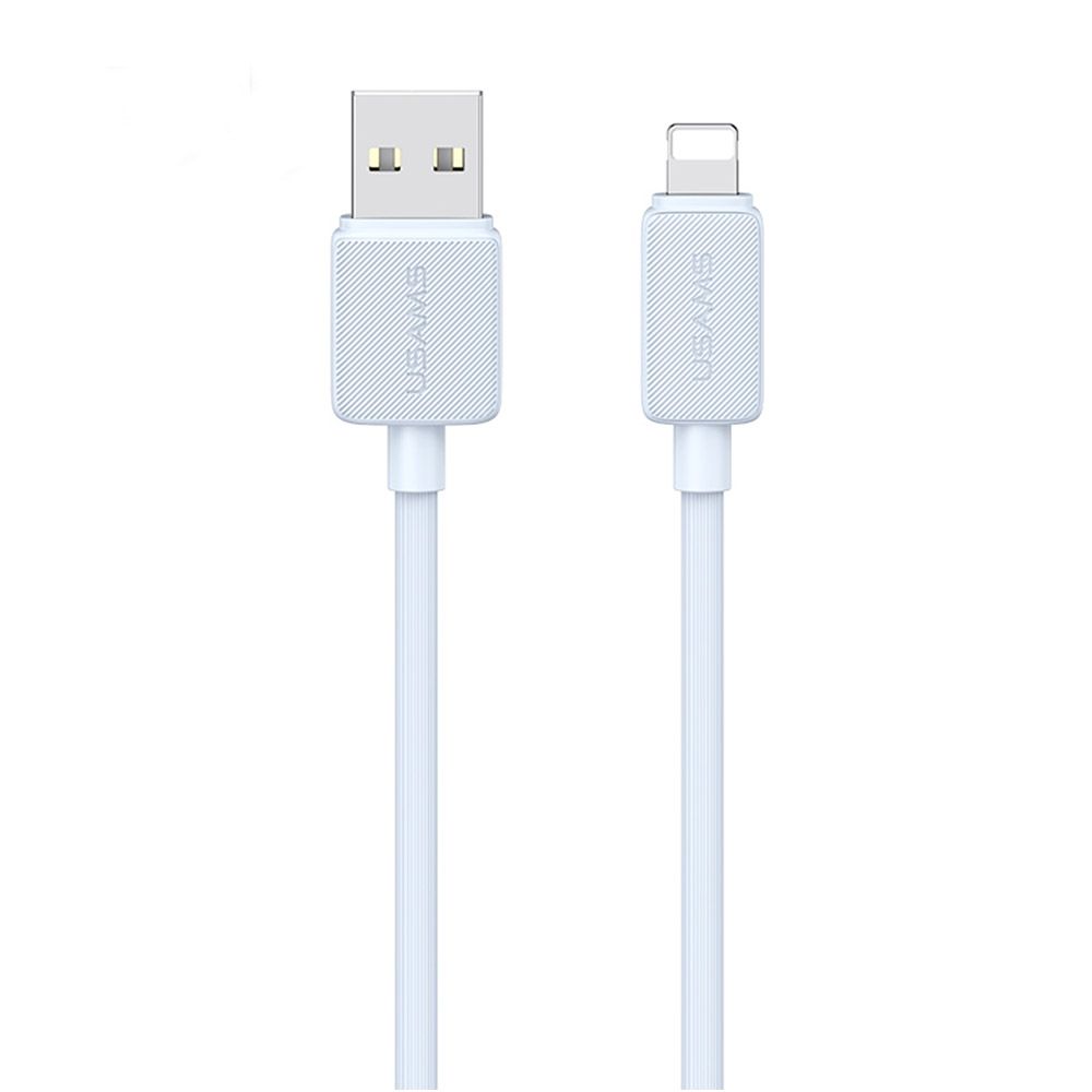 Câble USB vers lightning pour iPhone 2.4A (1m) Usams US-SJ689 KY Series Bleu