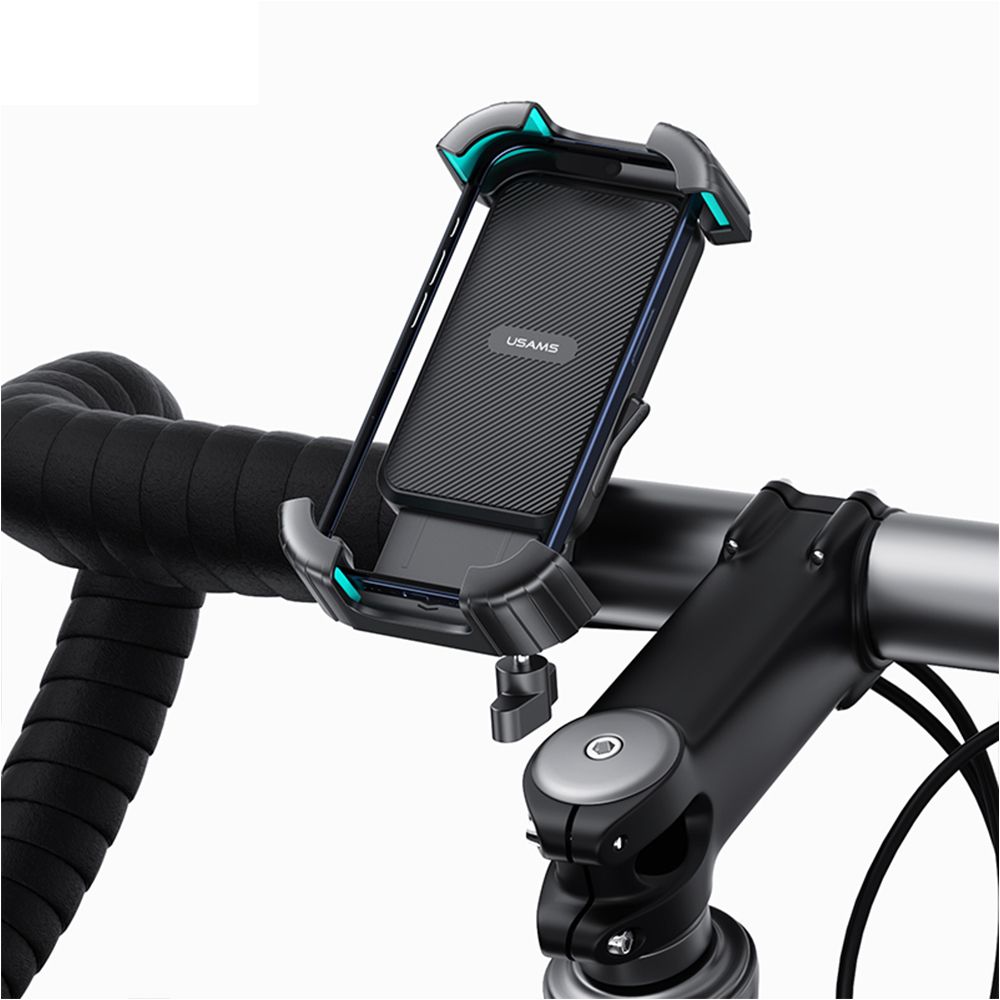 Support Smartphone avec 4.7 à 6.7 pouces pour Vélo Usams Ying Series / US-ZJ078 Noir