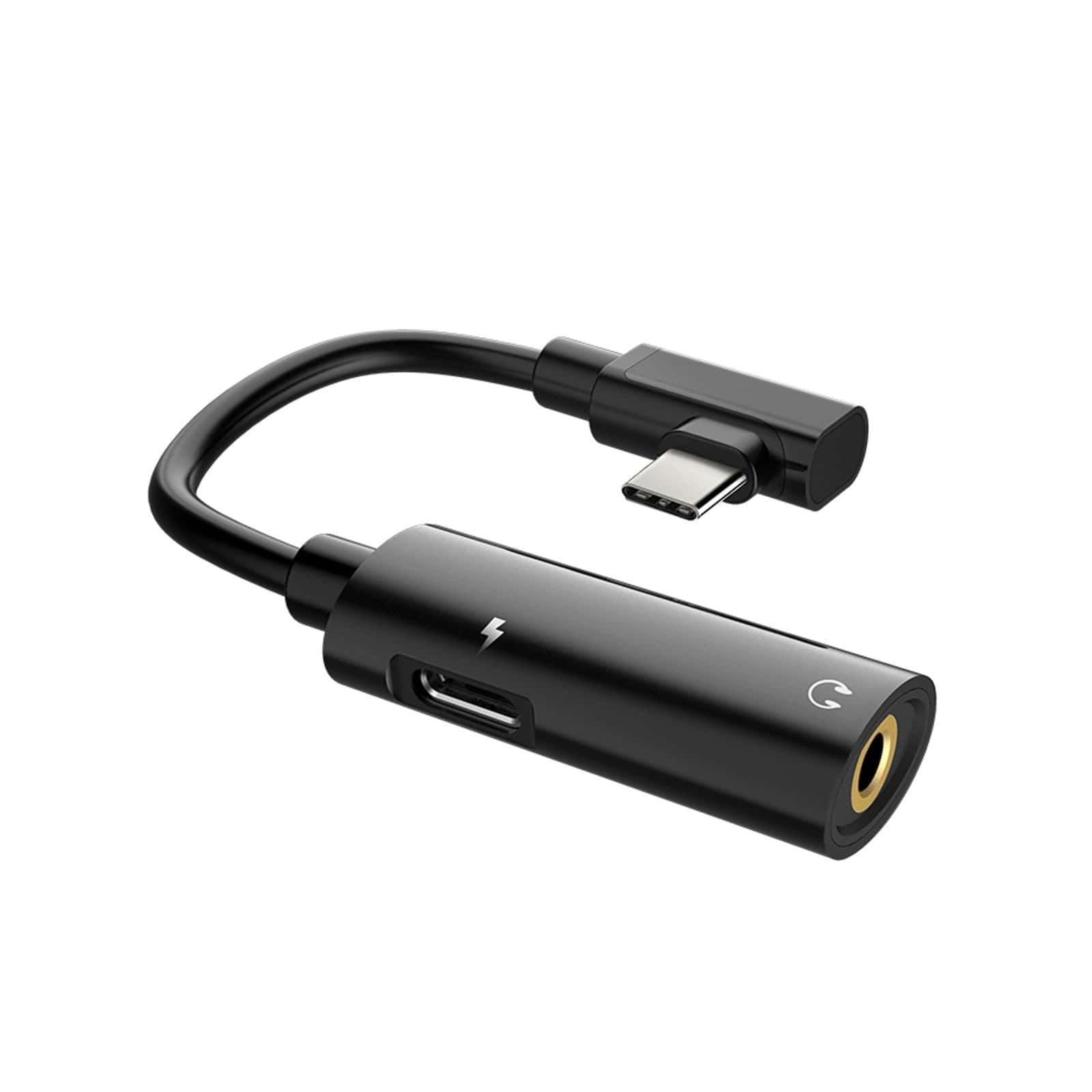 Adaptateur Type-C Charge / Audio (Type-C / Jack) LS19 Hoco Noir