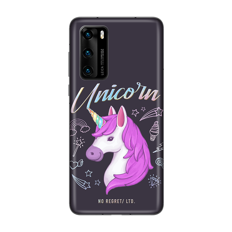 Film arrière pour covering Unicorne Rock Space Taille S (Lot x5)