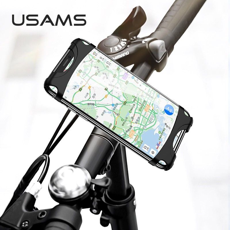 Support vélo en silicone Usams (ZJ053) Noir