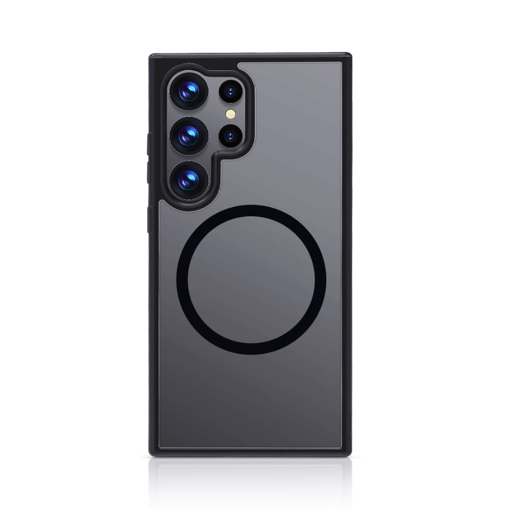 Coque Magnétique avec charge sans fil Samsung Galaxy S24 Ultra (S928B) Noir