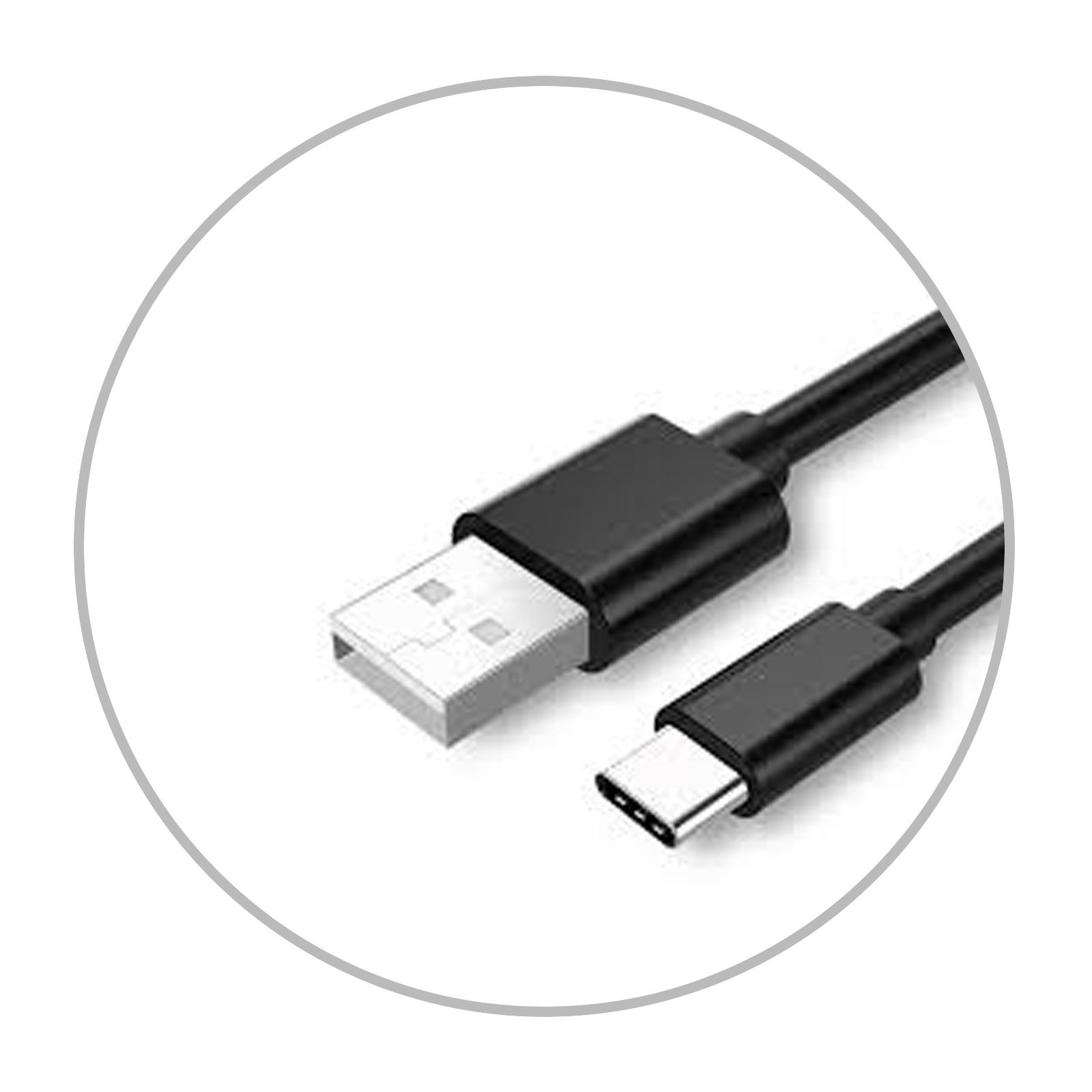 Câble Samsung USB / USB-C (EP-DW700CBE) Noir Origine (Fast Charge) 1,5M