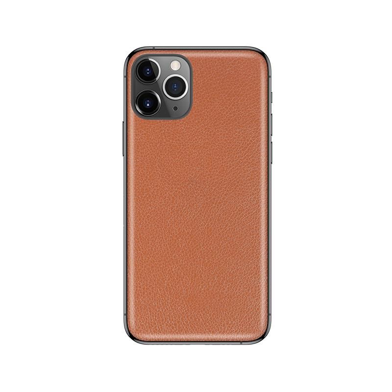 Film arrière pour covering aspect cuir Marron Rock Space (Lot x10)