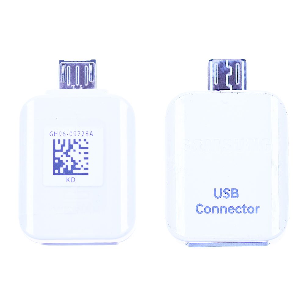 Adaptateur Samsung Galaxy OTG Micro USB vers USB Blanc Origine