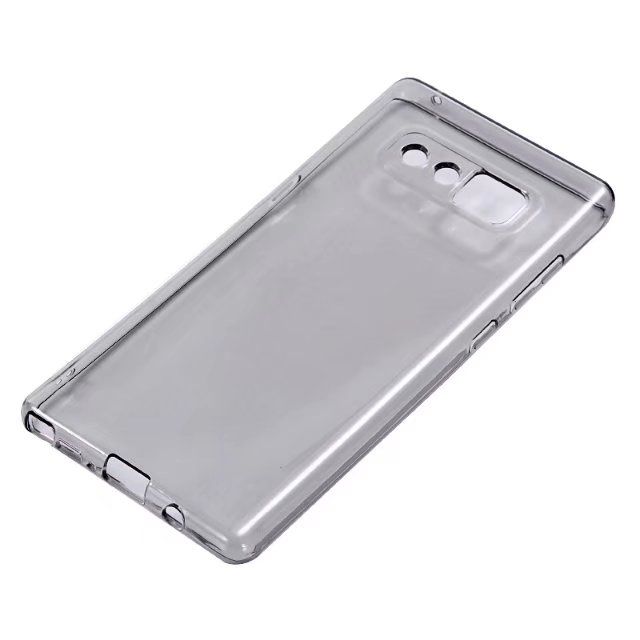 Coque Silicone Samsung Galaxy Note 8 (N950F) Transparent Noir
