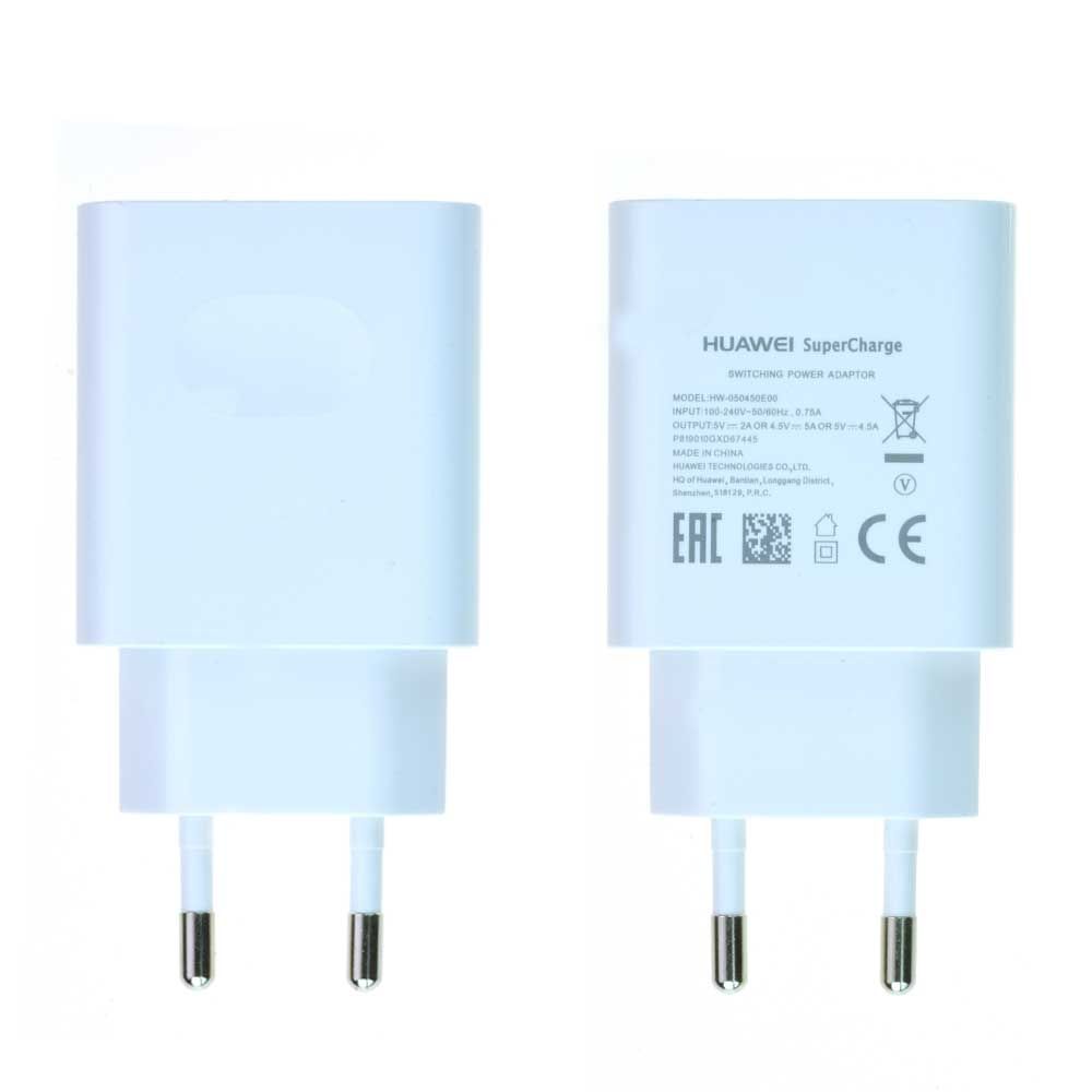 Chargeur Huawei Secteur USB Super Charge HW-110600E02 6A Blanc