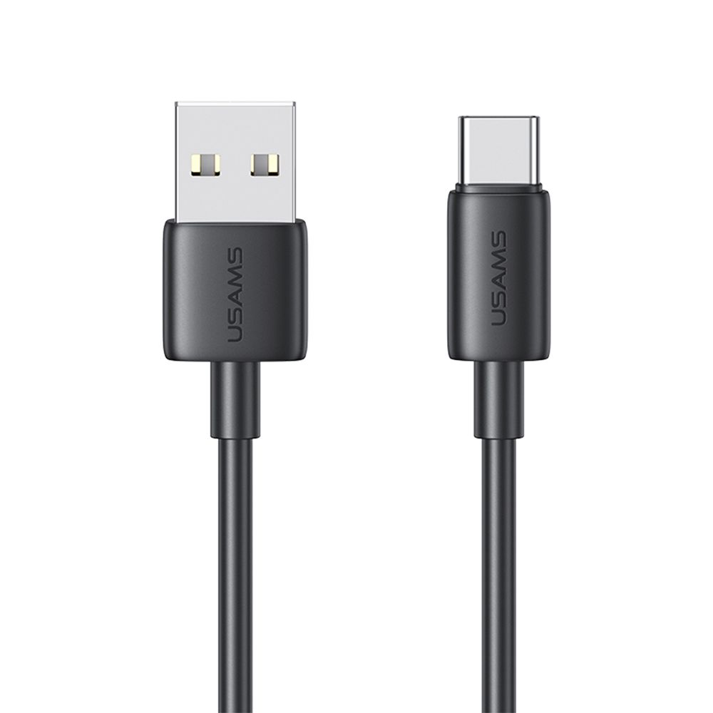 Câble USB vers USB Type-C 3A 18W Charge Rapide (1m) Usams SJ708 / YD Series Noir