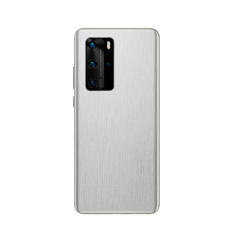Film arrière pour covering aspect Acier Brossé Gris Rock Space (Lot x5)