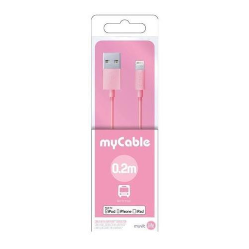 Câble Lightning MFI Muvit Life Rose 2m