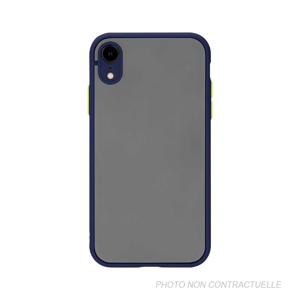 Coque iPhone 12 Mini Peach Garden Bumper Goospery MERCURY Bleu