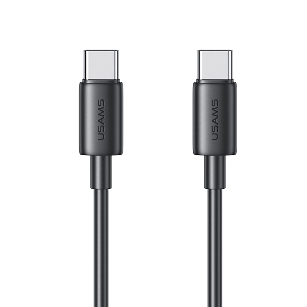 Câble USB Type-C vers USB Type-C 60W PD Charge rapide (1m) Usams SJ711 YD Series Noir