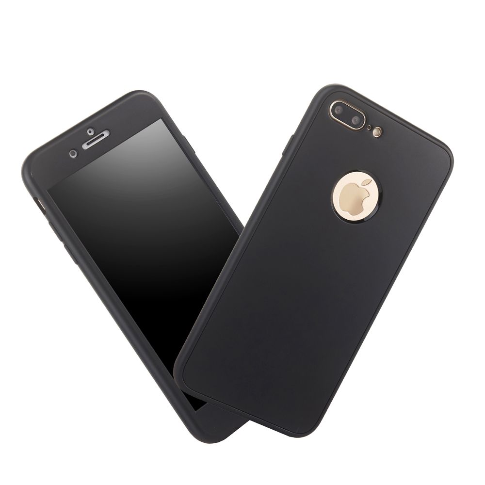 Coque Intégrale 360 (Verre trempé) iPhone 8 Noir