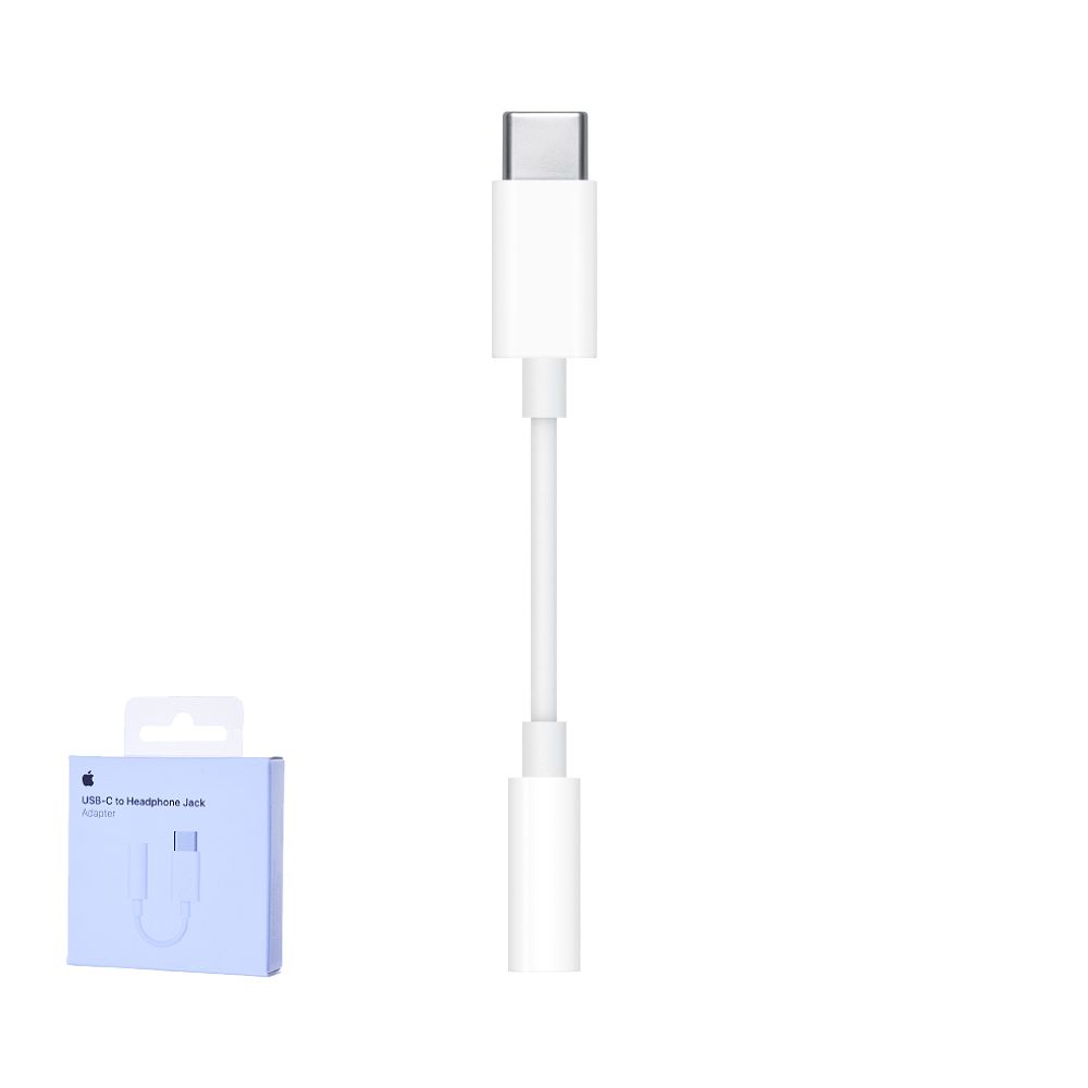 Adaptateur Apple USB‑C vers mini‑jack 3,5 mm MW2Q3ZM/A Blanc Origine